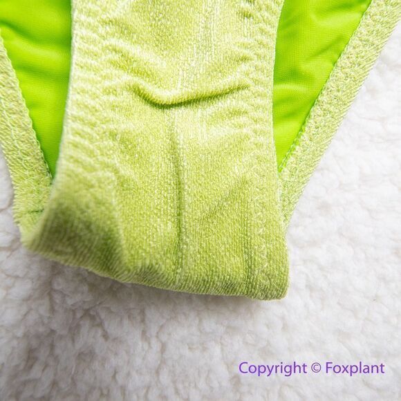 NEW Free People x Bec & Bridge‎ appletini lime green bikini bottom, USA size 4 - Picture 5 of 9
